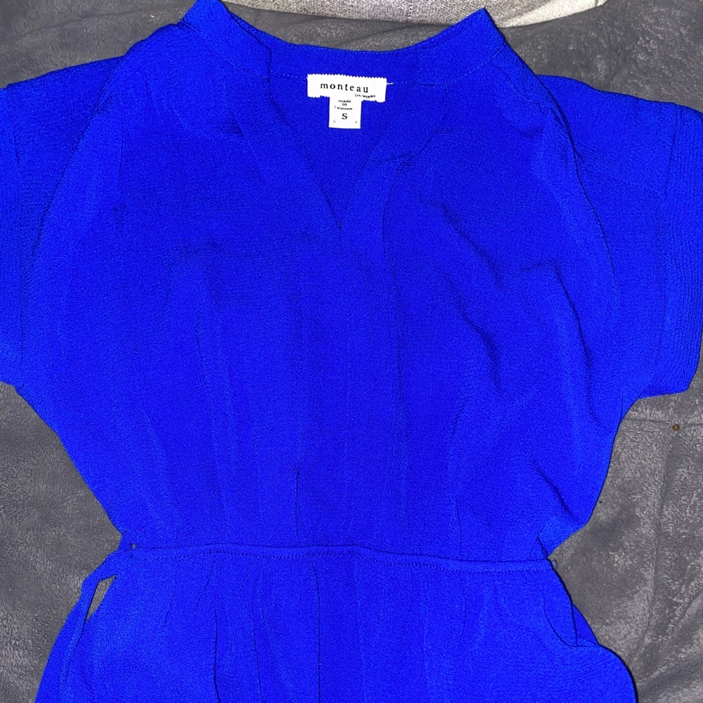 Royal blue dress